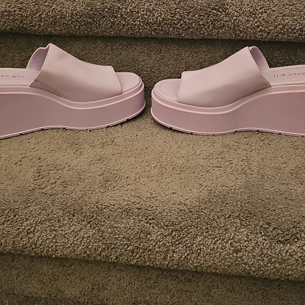 L WIndii Wedge Madden Girl Lilac Lavender Purple - Picture 11 of 11